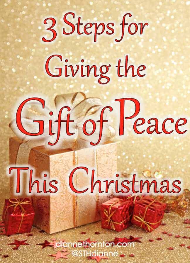 Looking for the perfect gift for your family? Sometimes the best gifts can't be bought. You can bless your family with the beautiful gift of peace.