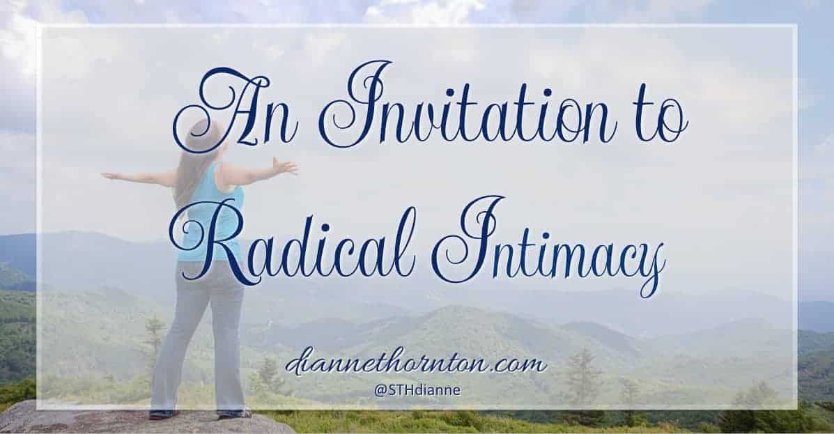 Intimacy. To be known, accepted, & loved. One of our most basic needs. God wants us to experience intimacy with Him. It takes time and a plan. Here's how.