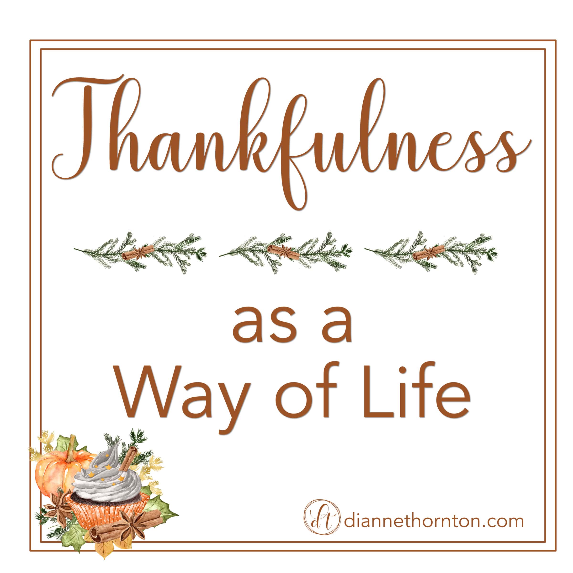 Many people view Thanksgiving as just a day. I beg to differ. God's Word teaches us to view thankfulness as a way of life.